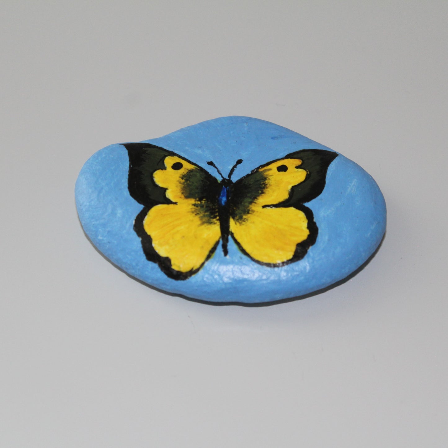 117(61) Stein bemalt